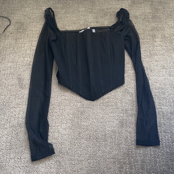 Princess Polly Mesh Corset Top - Picture 2 of 4